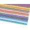 Dekoratív filc textilből / puha filc 20x30 cm - 4 pasztell színű mix (12 db-os csomagolás)