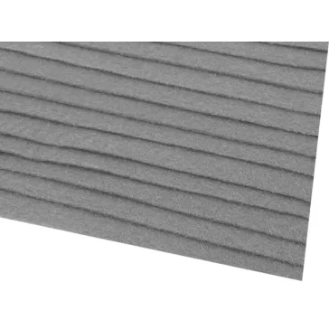   Dekoratív filc textilből / puha filc 20x30 cm - 50 F82 szürke (12 db-os csomagolás)