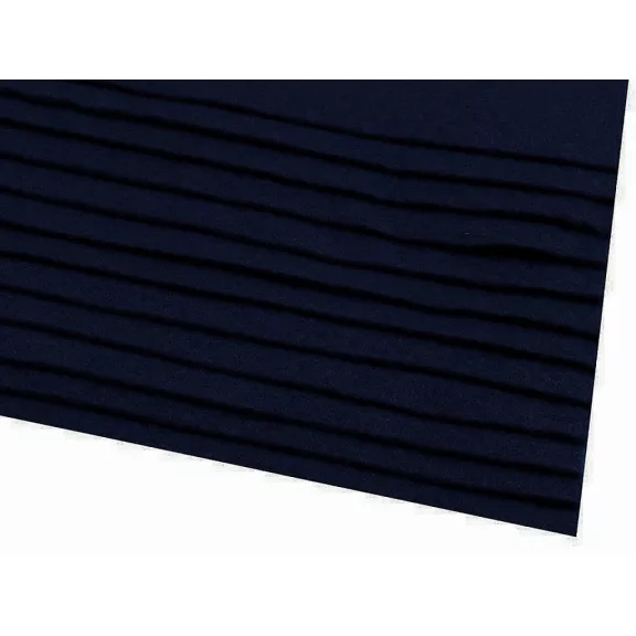 Dekoratív filc textilből / puha filc 20x30 cm - 51 blue dark (2 db-os csomagolás) Dekoratív filc textilből / puha filc 20x30 cm - 51 blue dark (2 db-os csomagolás)