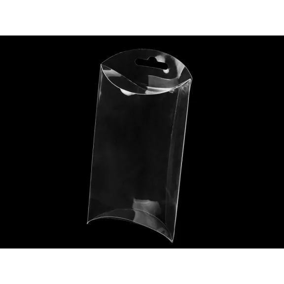 Műanyag doboz akasztható 9x15 cm - Transparent (5 db-os csomagolás) Műanyag doboz akasztható 9x15 cm - Transparent (5 db-os csomagolás)