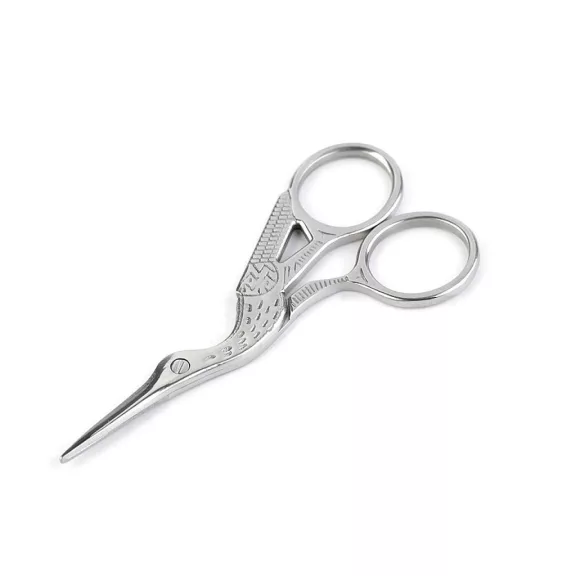 Kézimunka olló 9,5 cm, gólya - 2 (9,5 cm) nikkel (1 db-os csomagolás) Kézimunka olló 9,5 cm, gólya - 2 (9,5 cm) nikkel (1 db-os csomagolás)