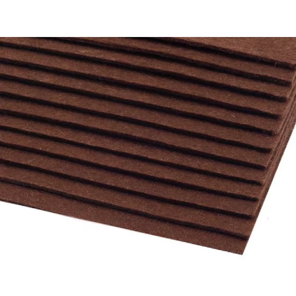 Filc anyag 20x30 cm - 7 (F89) barna (2 db-os csomagolás) Filc anyag 20x30 cm - 7 (F89) barna (2 db-os csomagolás)