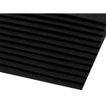 Filc anyag 20x30 cm - 18 (F77) fekete (2 db-os csomagolás)