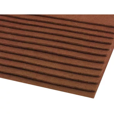 Filc anyag 20x30 cm - 24 (F88) barna (12 db-os csomagolás)