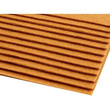 Filc anyag 20x30 cm - 29 teve bézs (12 db-os csomagolás)