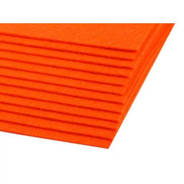   Filc anyag 20x30 cm - 4 (F60) narancssárga reflex (48 db-os csomagolás)