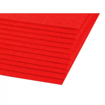 Filc anyag 20x30 cm - 7 (F01) piros (2 db-os csomagolás)