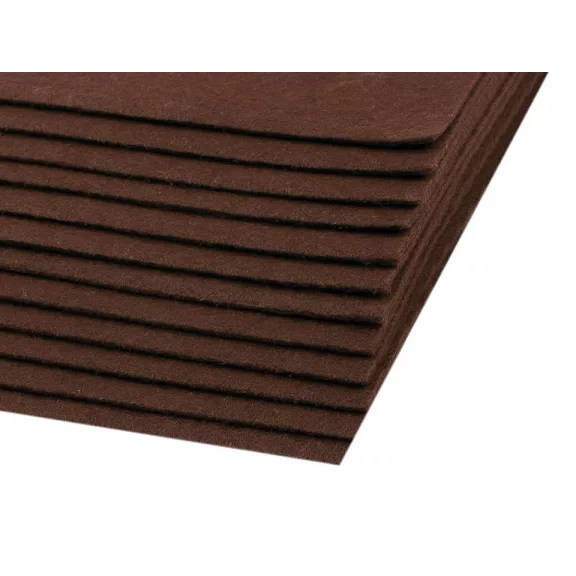 Filc anyag 20x30 cm - 9 (F89) barnás (2 db-os csomagolás) Filc anyag 20x30 cm - 9 (F89) barnás (2 db-os csomagolás)
