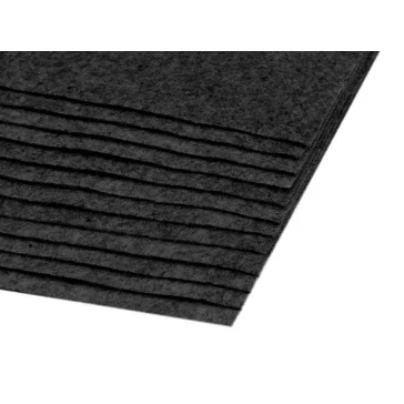   Filc anyag 20x30 cm - 12 (F93) szürkésfekete (2 db-os csomagolás)