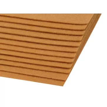   Filc anyag 20x30 cm - 16 (F86) barna konyak (48 db-os csomagolás)