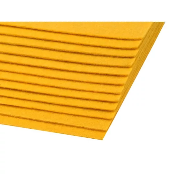 Filc anyag 20x30 cm - 26 (F38) mustárszínű (48 db-os csomagolás) Filc anyag 20x30 cm - 26 (F38) mustárszínű (48 db-os csomagolás)