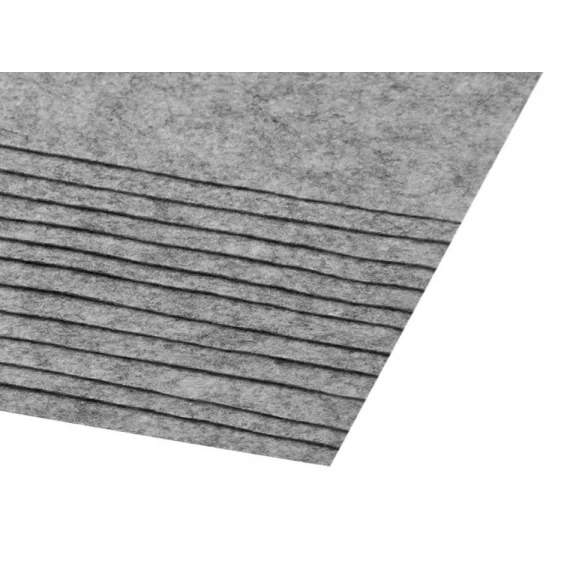 Filc anyag 20x30 cm - 30 (F92) szürke melír (12 db-os csomagolás) Filc anyag 20x30 cm - 30 (F92) szürke melír (12 db-os csomagolás)