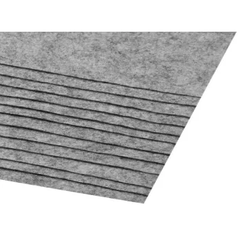   Filc anyag 20x30 cm - 30 (F92) szürke melír (48 db-os csomagolás)