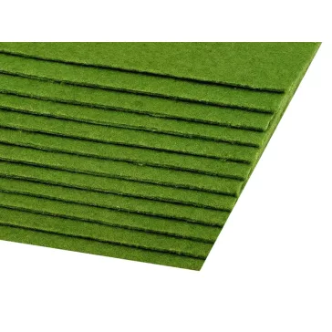  Filc anyag 20x30 cm - 31 (F21) sztyepp zöld (12 db-os csomagolás)