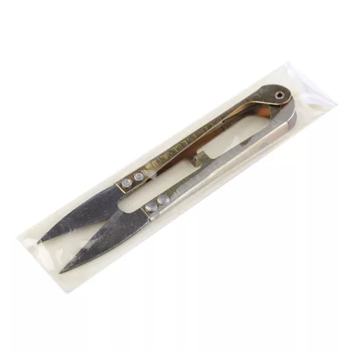 Szálvágó olló 10 cm-es fém
