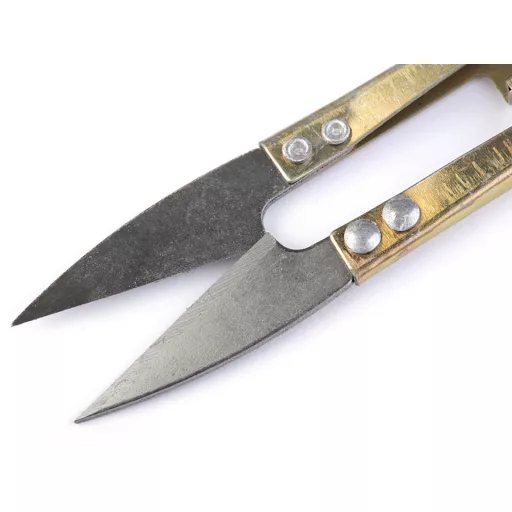 Szálvágó olló 10 cm-es fém
