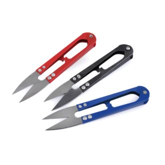 Szálvágó olló hossza 10,6 cm színes, fém