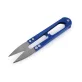 Szálvágó olló hossza 10,6 cm színes, fém