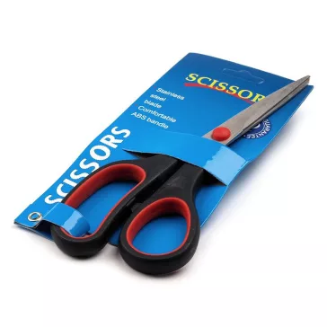   Háztartási szabóolló 20 cm-es - piros (3 db-os csomagolás)