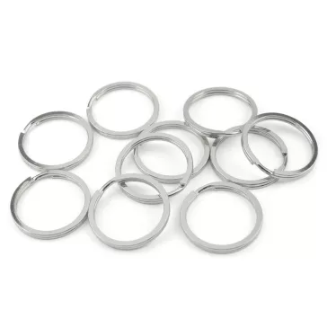   Fémkulcstartó karika Ø30 mm - 1 nikkel (500 db-os csomagolás)