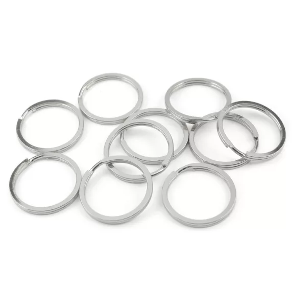 Fémkulcstartó karika Ø30 mm - 1 nikkel (500 db-os csomagolás) Fémkulcstartó karika Ø30 mm - 1 nikkel (500 db-os csomagolás)