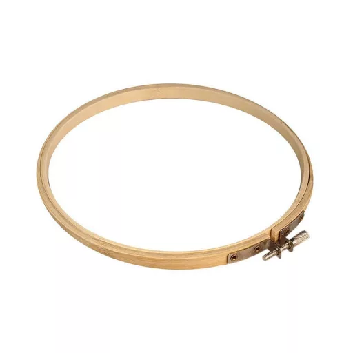 Bambusz hímzőkeret Ø15 cm