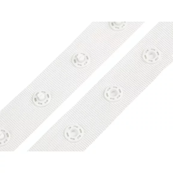 Bodykapocs 18 mm patent szalag - 5 fehér Bodykapocs 18 mm patent szalag - 5 fehér