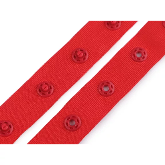 Bodykapocs 18 mm patent szalag - 15 piros Bodykapocs 18 mm patent szalag - 15 piros