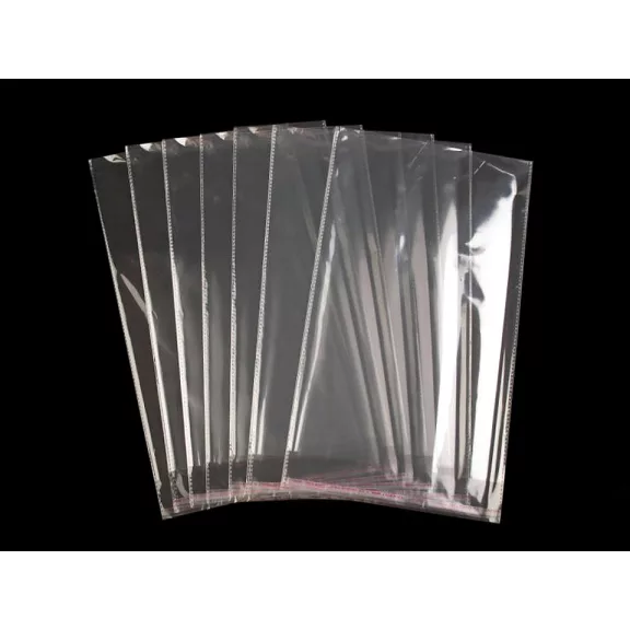 PP ragasztócsíkos celofán tasak jellegű BOPP tasak 22x35 cm - átlátszó (5400 db-os csomagolás) PP ragasztócsíkos celofán tasak jellegű BOPP tasak 22x35 cm - átlátszó (5400 db-os csomagolás)
