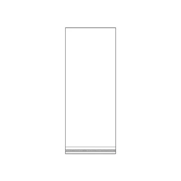   PP ragasztócsíkos celofán tasak jellegű BOPP tasak 20x50 cm - átlátszó (1000 db-os csomagolás)