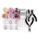 Gyöngyfűző készlet kezdőknek - 8 multicolor (1 szett)