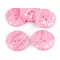 Gyöngyház gomb  virág 60" (38,1mm) - 15 pink gyöngyház (20 db-os csomagolás)