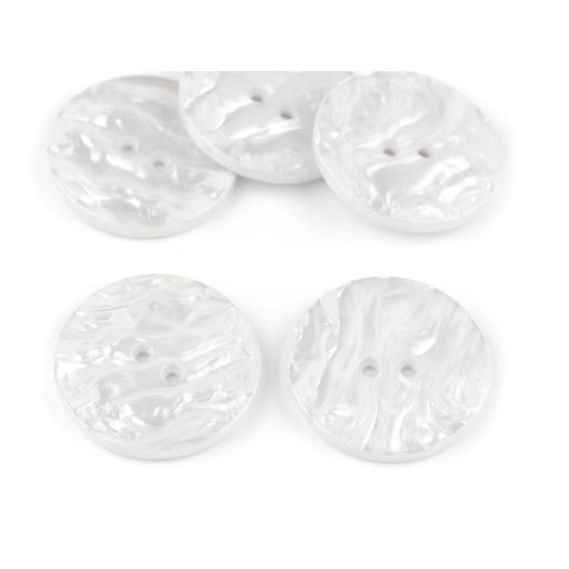 Gyöngyház gomb virág 60" (38,1mm)