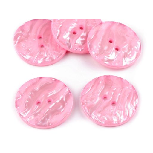 Gyöngyház gomb virág 60" (38,1mm)