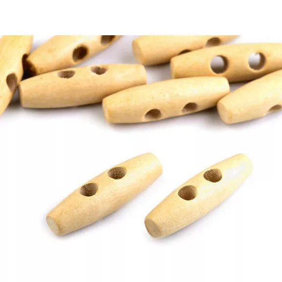 Fagomb oliva 12x40 mm - 1 természeti lakkozott (10 db-os csomagolás) Fagomb oliva 12x40 mm - 1 természeti lakkozott (10 db-os csomagolás)
