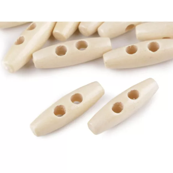 Fagomb oliva 12x40 mm - 7 természetes világos lakkozott (100 db-os csomagolás) Fagomb oliva 12x40 mm - 7 természetes világos lakkozott (100 db-os csomagolás)