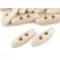 Fagomb oliva 12x40 mm - 7 természetes világos lakkozott (500 db-os csomagolás)