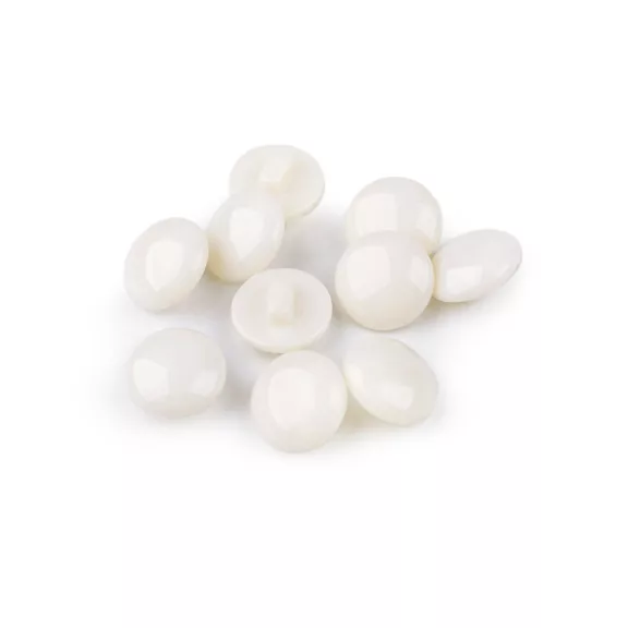 Gomb mérete 12,5 mm pitykegomb - 1 krémszín (50 db-os csomagolás) Gomb mérete 12,5 mm pitykegomb - 1 krémszín (50 db-os csomagolás)