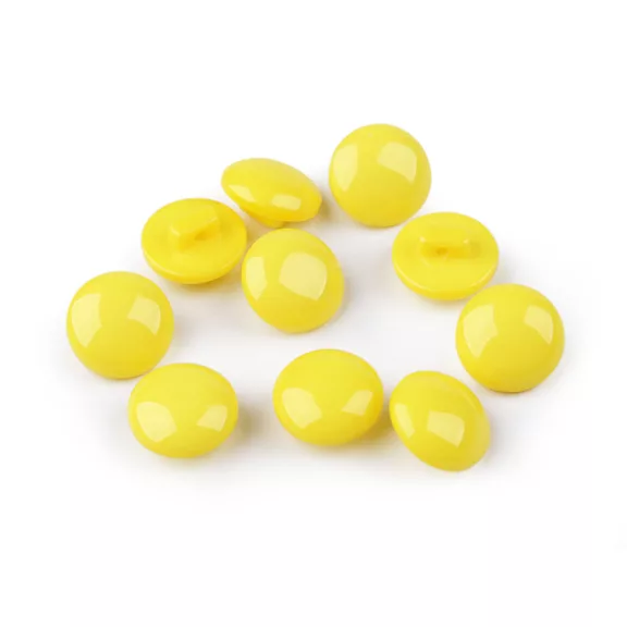 Gomb mérete 12,5 mm pitykegomb - 13 sárga (10 db-os csomagolás) Gomb mérete 12,5 mm pitykegomb - 13 sárga (10 db-os csomagolás)