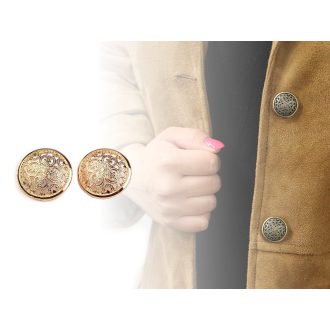 Fémgomb filigrán mérete 34", 36"