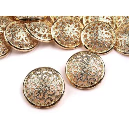 Fémgomb filigrán mérete 40"