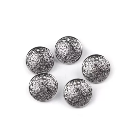 Fémgomb filigrán mérete 15 és 17,6 mm-es - 3 (28") antik nikkel (25 db-os csomagolás) Fémgomb filigrán mérete 15 és 17,6 mm-es - 3 (28") antik nikkel (25 db-os csomagolás)