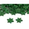 Dekor fa gomb csillag - 7 fenyőzöld (50 db-os csomagolás)