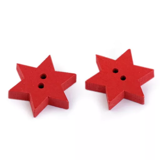 Dekor fa gomb csillag