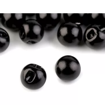   Felvarható gyöngy / gomb Ø12 mm - 1 gyöngyház krém szín (50 db-os csomagolás)
