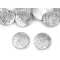 Fém gomb mérete 17,6 és 22,6 mm-es - 7 (36") nikkel (5 db-os csomagolás)