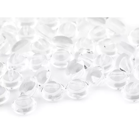 Átlátszó gomb mérete 10 mm pitykegomb - 1 Transparent (100 db-os csomagolás) Átlátszó gomb mérete 10 mm pitykegomb - 1 Transparent (100 db-os csomagolás)