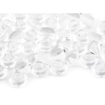   Átlátszó gomb mérete 10 mm pitykegomb - 1 átlátszó (500 db-os csomagolás)