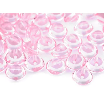  Átlátszó gomb mérete 10 mm pitykegomb - 1 átlátszó (500 db-os csomagolás)