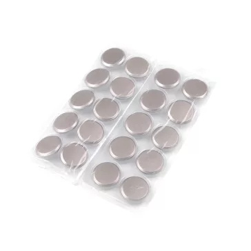   Fém gomb 23 mm-es - 2 söt nikkel matt (100 db-os csomagolás)